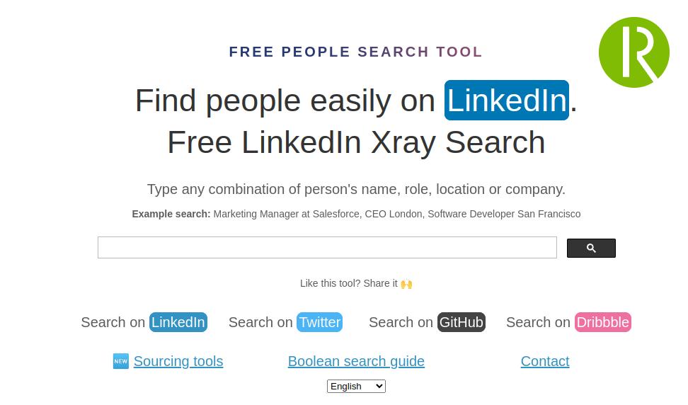 linkedin xray search